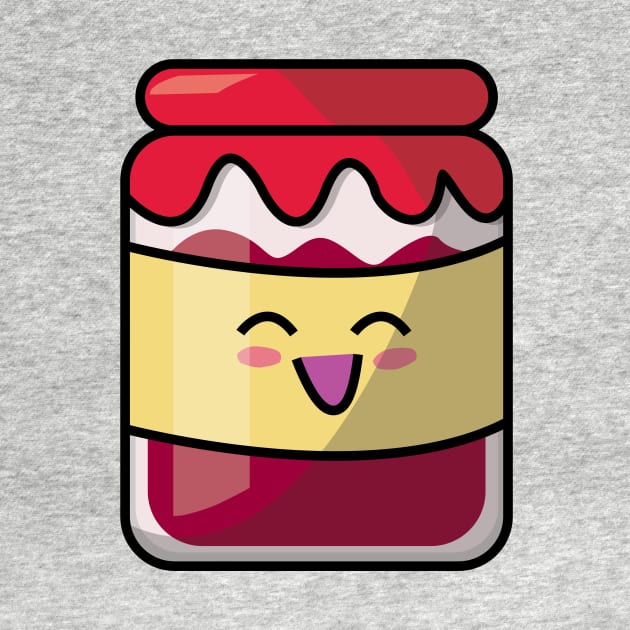 Happy Kawaii Jam Pot by Something_to_Say